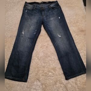 SEVEN7 Darkwash Distressed Men's Blue Jeans Sz. 40x32